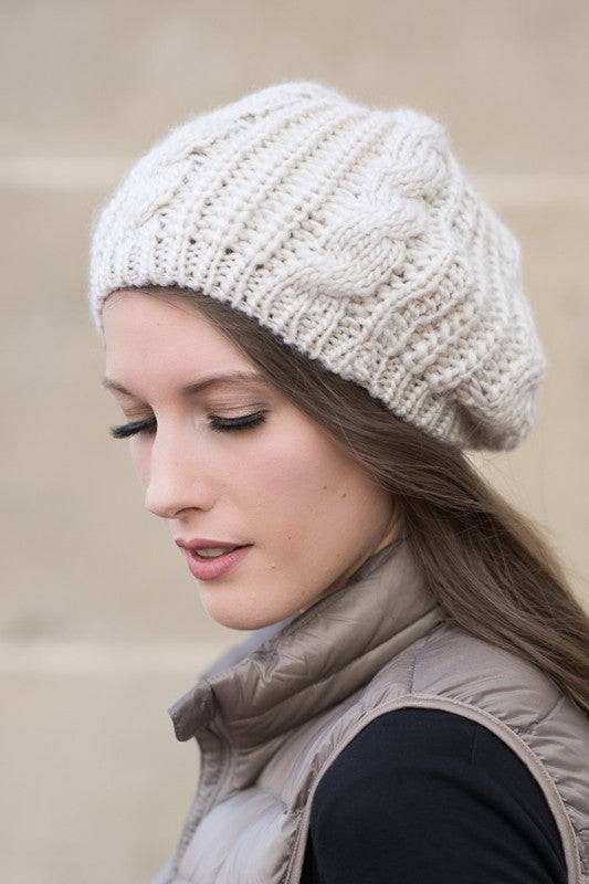 Knit Slouchy Beret - Stylish and Comfortable Headwear - Redemption By Ashley North