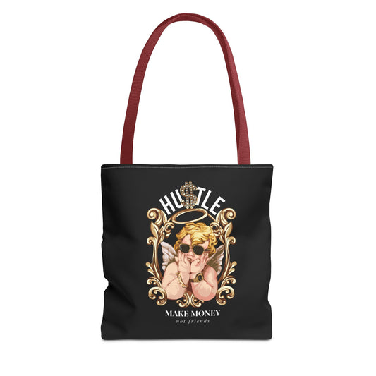 Chic Hustler Tote Bag | Stylish AOP Handbag for Entrepreneurs, Market Accessory, Gift for Creatives, Motivational Tote, Everyday Use.