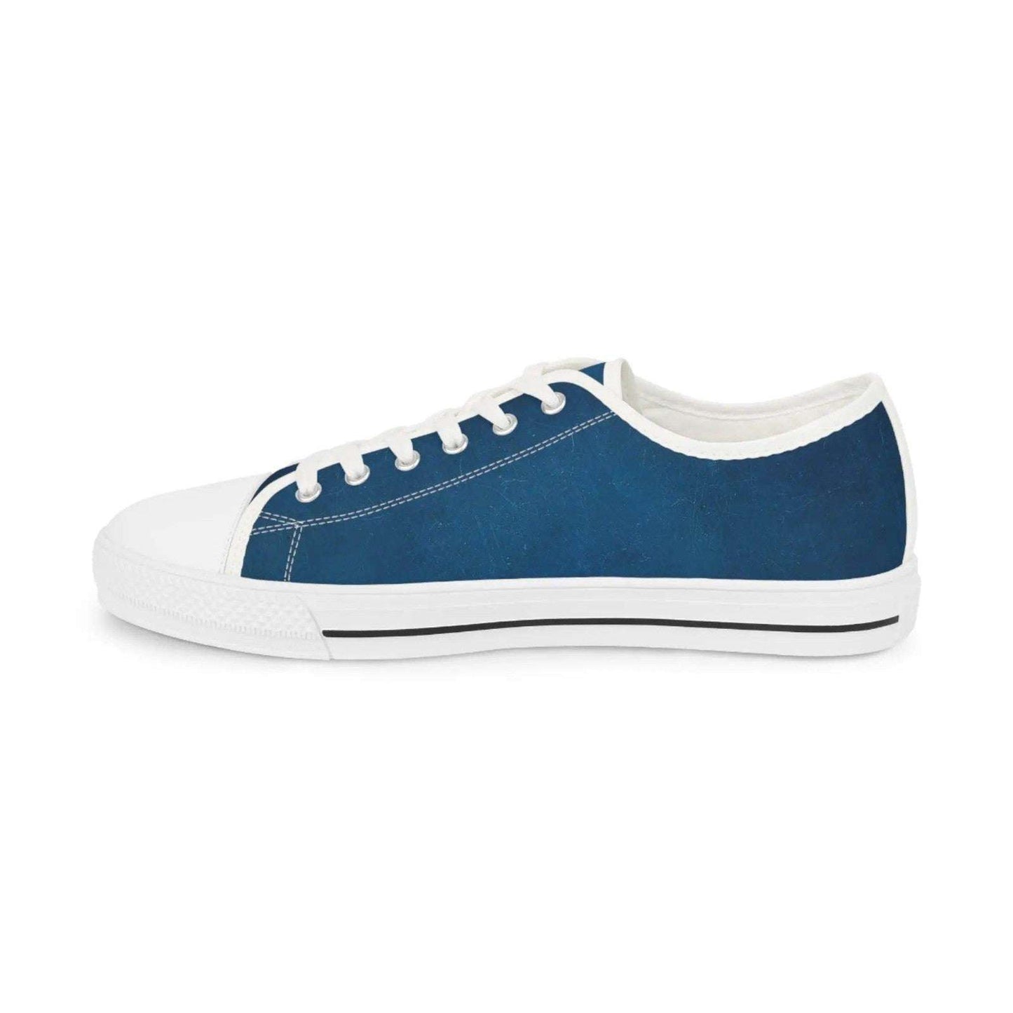 Dark Blue Low Top Sneakers for Stylish and Comfortable Everyday Wear - Redemption By Ashley North