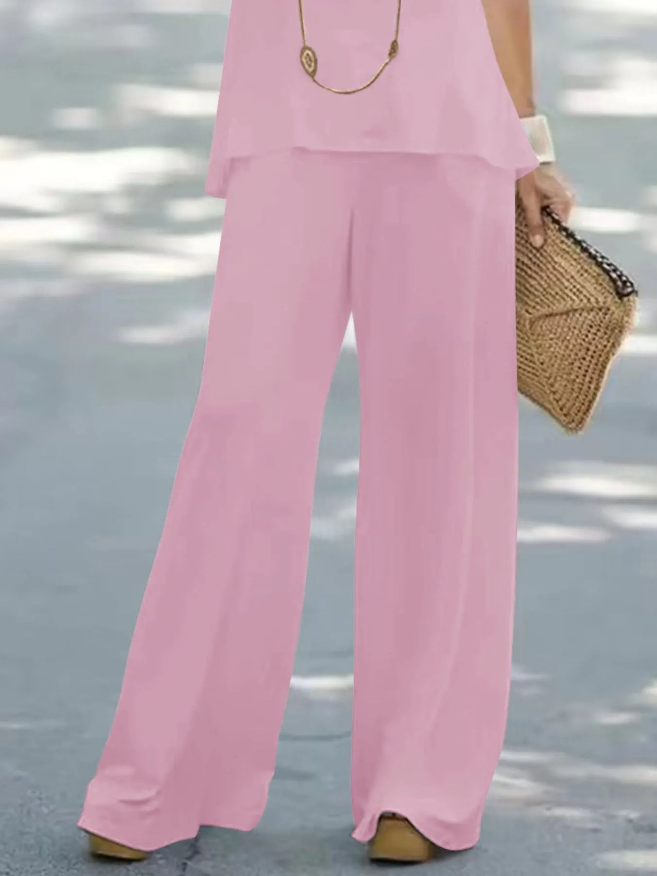 Halter Top Wide Leg Pants Set for Effortless Stylish Outfits.
