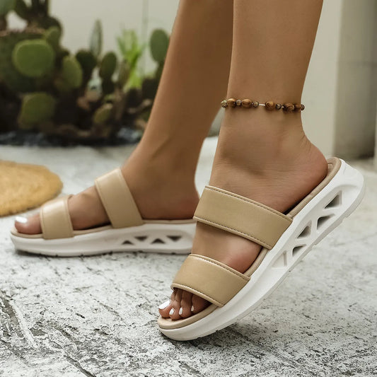 Dual-Strap Platform Sandals for Ultimate Comfort and Style - Redemption By Ashley North