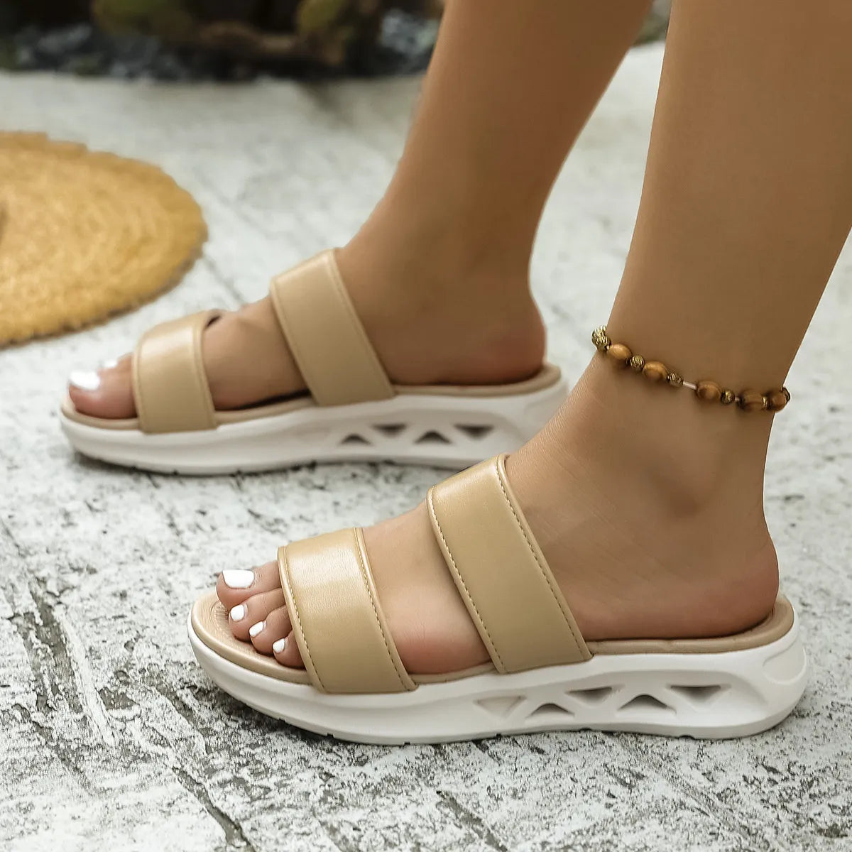 Dual-Strap Platform Sandals for Ultimate Comfort and Style - Redemption By Ashley North