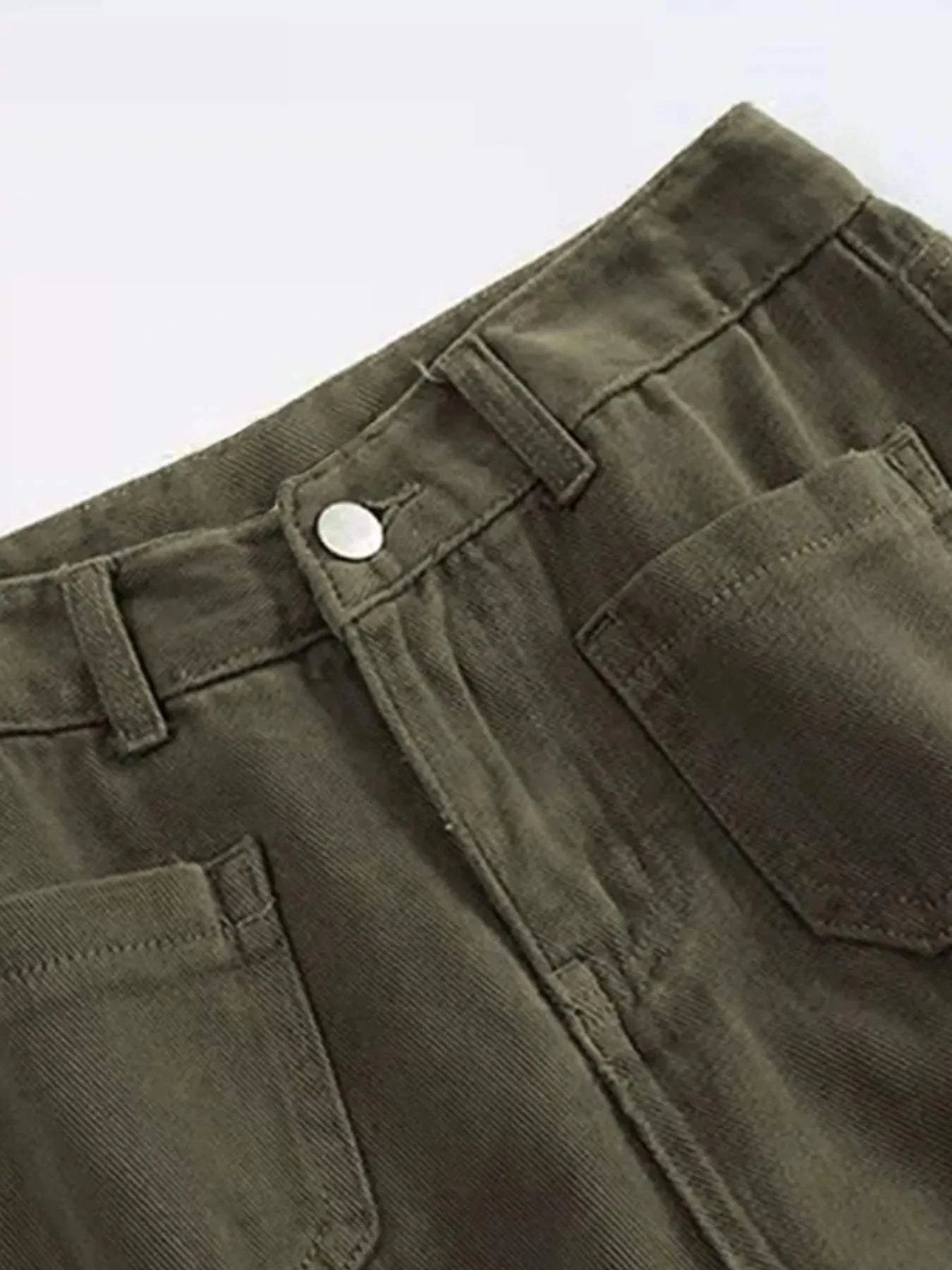 Full Size Plus Size Wide Leg Pants with Pockets.