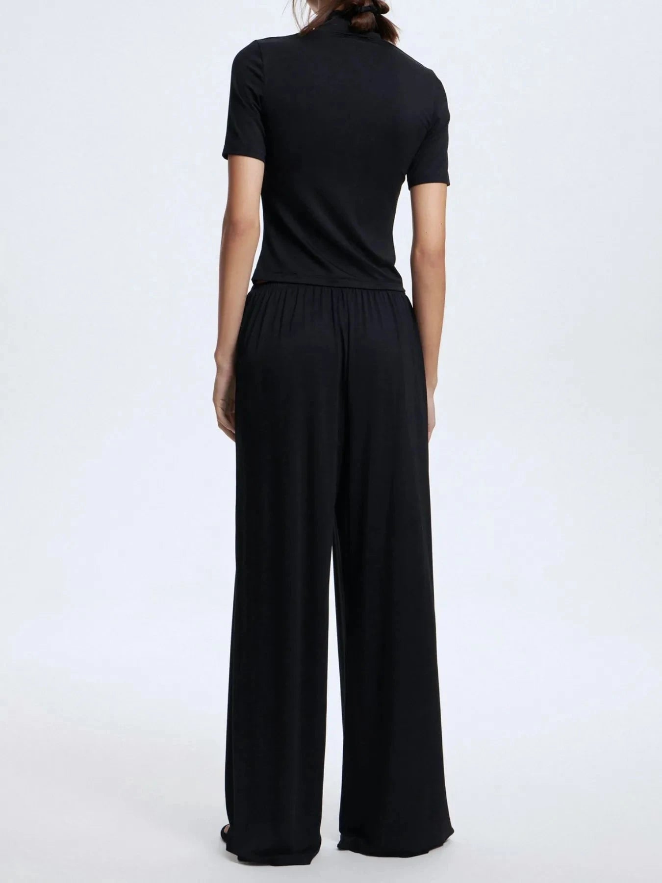 Mock Neck Top Pants Set for Effortless Style and Comfort - Redemption By Ashley North