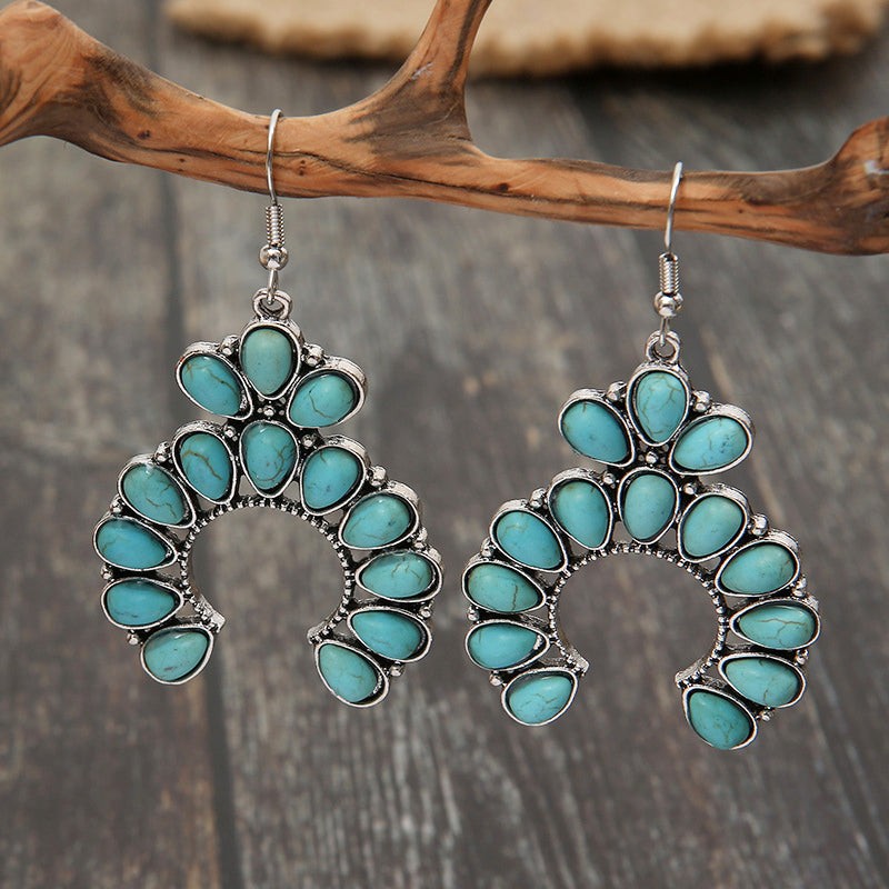 Artificial Turquoise Earrings - Elegant Drop Design - Redemption By Ashley North