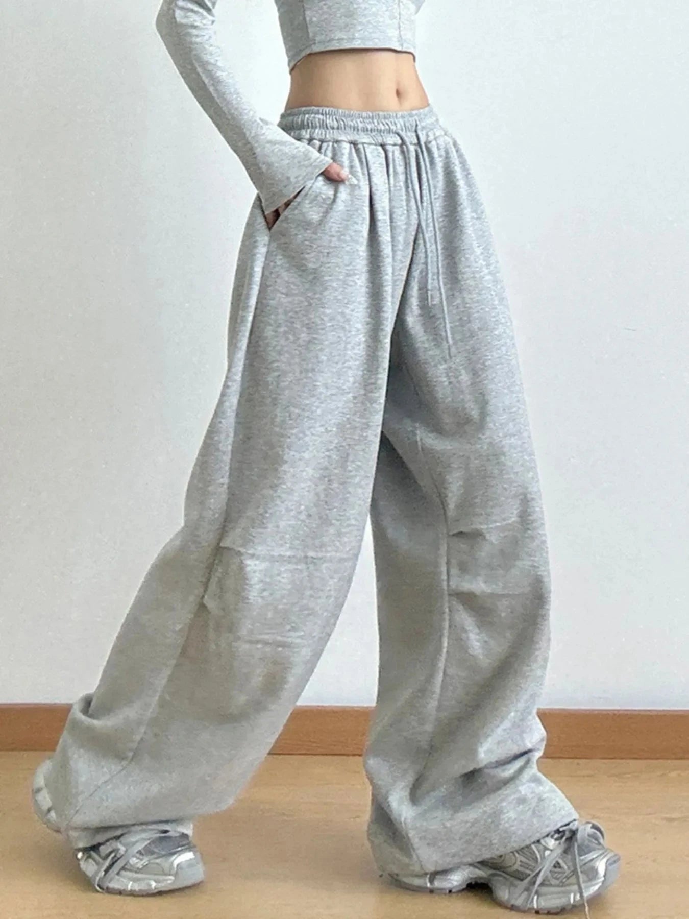 Drawstring Wide Leg Pants for Ultimate Comfort and Trendy Style - Redemption By Ashley North