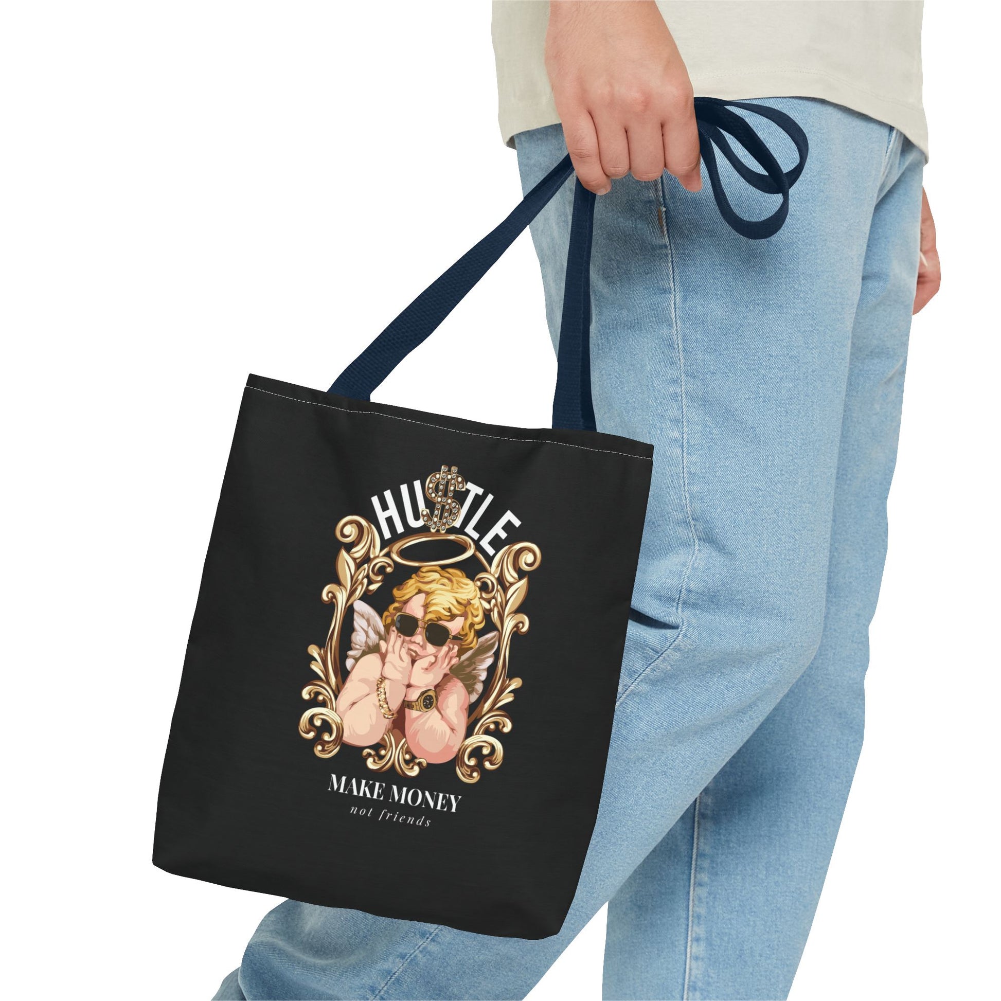 Chic Hustler Tote Bag | Stylish AOP Handbag for Entrepreneurs, Market Accessory, Gift for Creatives, Motivational Tote, Everyday Use.