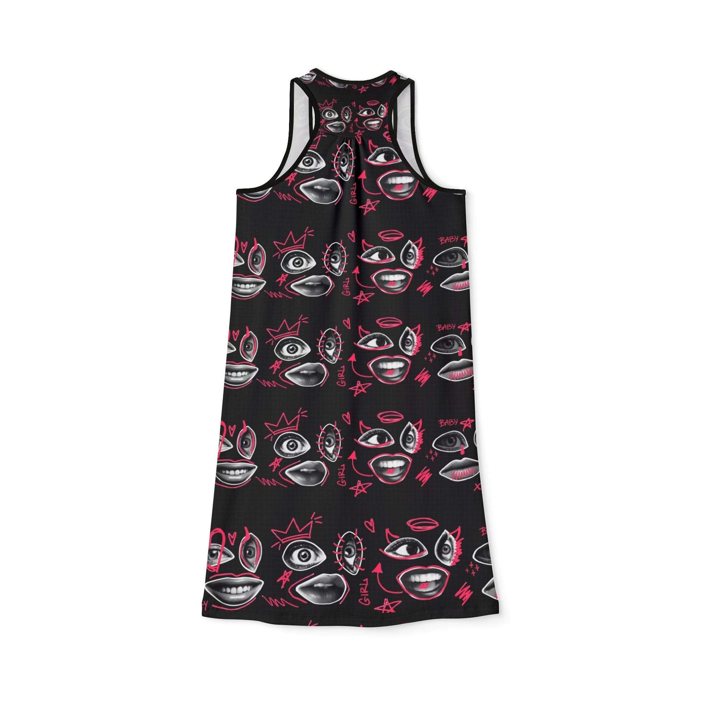 Stylish Punk Racerback Dress for Trendy Women, Casual Summer Dress, Unique Art Dress, Perfect for Festivals and Parties - Redemption By Ashley North