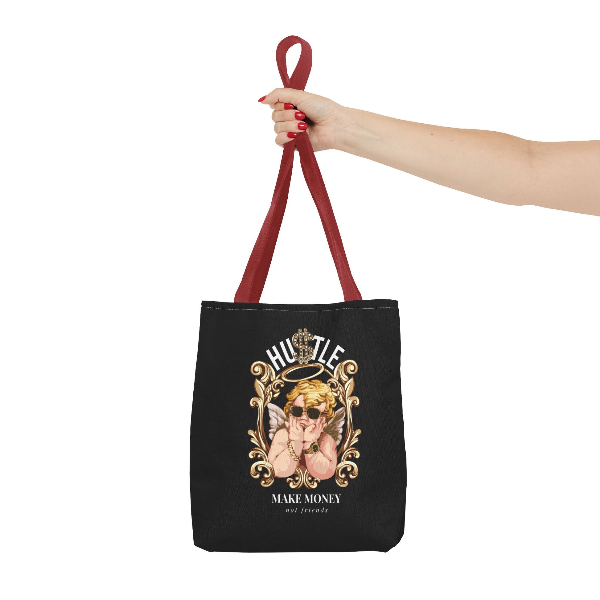 Chic Hustler Tote Bag | Stylish AOP Handbag for Entrepreneurs, Market Accessory, Gift for Creatives, Motivational Tote, Everyday Use.