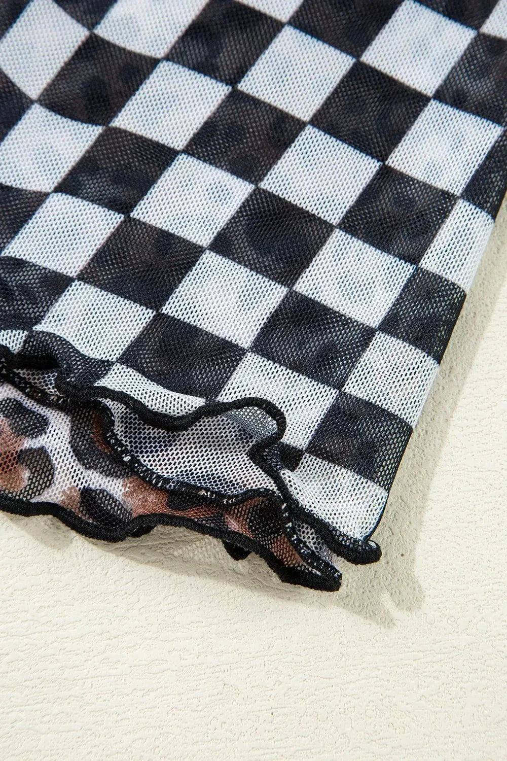 Checkered Sleeveless Midi Dress for Effortless Style and Elegance - Redemption By Ashley North