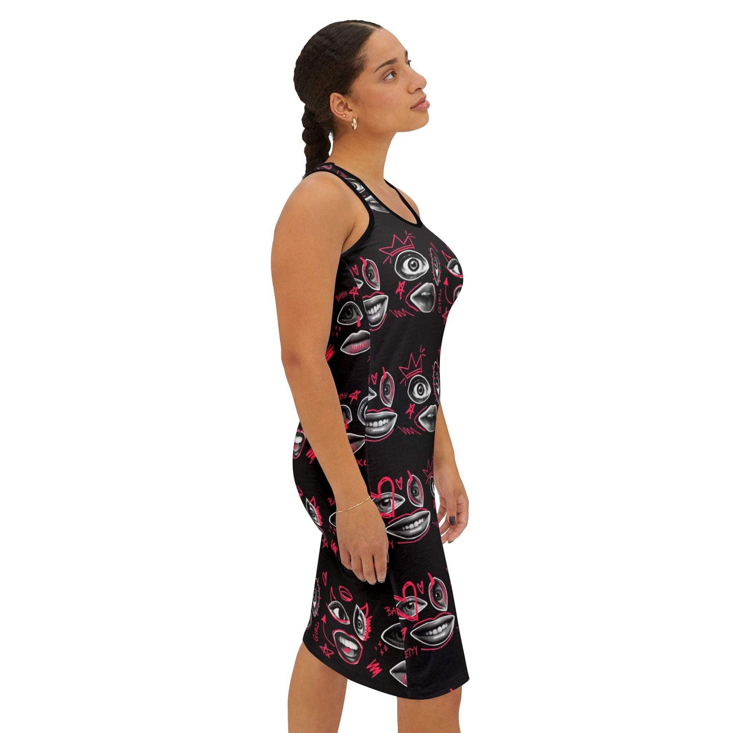 Stylish Punk Racerback Dress for Trendy Women, Casual Summer Dress, Unique Art Dress, Perfect for Festivals and Parties - Redemption By Ashley North