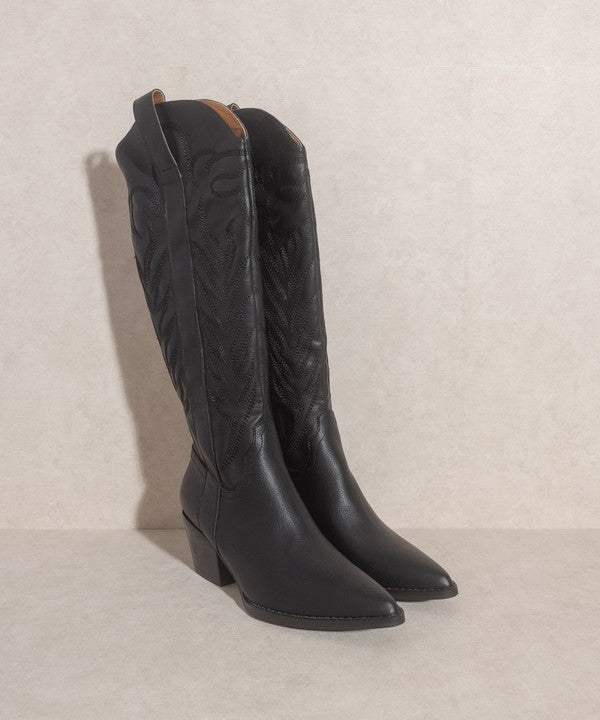 Oasis Society Samara Embroidered Tall Boot for Stylish Comfort - Redemption By Ashley North