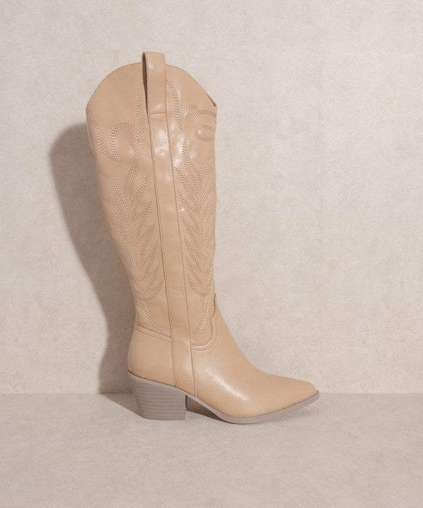 Oasis Society Samara Embroidered Tall Boot for Stylish Comfort - Redemption By Ashley North