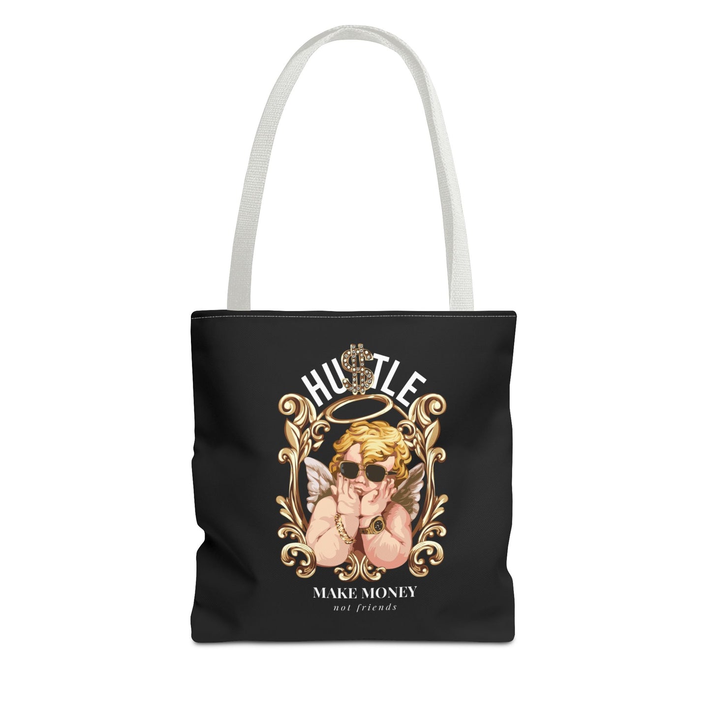 Chic Hustler Tote Bag | Stylish AOP Handbag for Entrepreneurs, Market Accessory, Gift for Creatives, Motivational Tote, Everyday Use.