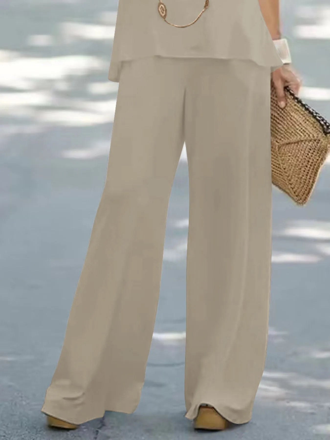Halter Top Wide Leg Pants Set for Effortless Stylish Outfits.