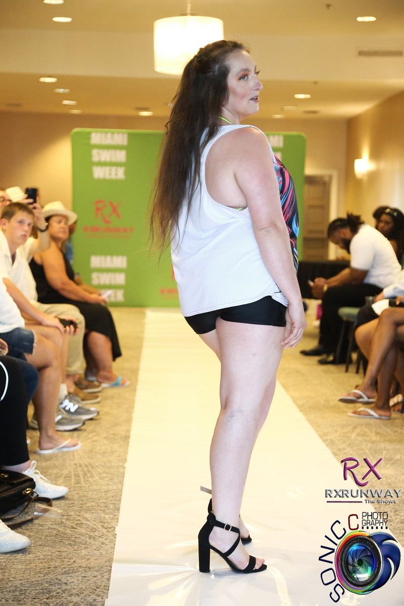 Female Racerback Tank Top - Sporty Artwork Design for Women’s Swimsuits - Redemption By Ashley North