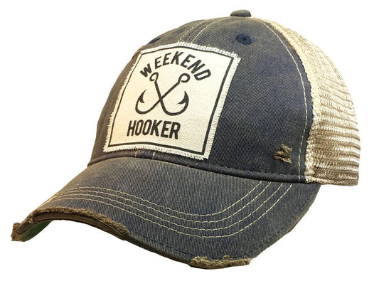Distressed Trucker Cap for Stylish Casual Wear - Redemption By Ashley North