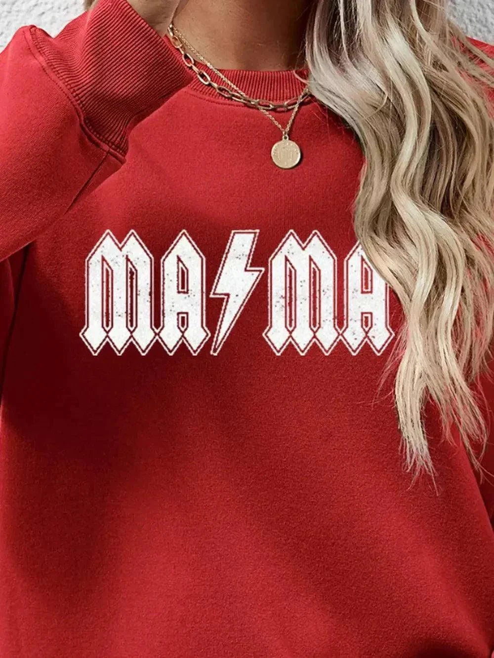 Mama Letter Graphic Dropped Shoulder SweatshirtFeatures: Basic style
Sheer: Opaque
Stretch: No stretch
Material composition: 100% polyester
Care instructions: Machine wash cold. Tumble dry low.
Imported
Product MRedemption By Ashley Northbella canvas drop shoulder sweatshirt
