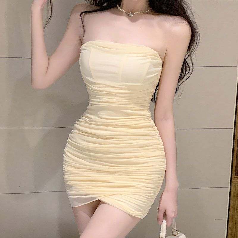 Summer Mesh Tube Top Skirt for Women - New Temperament Fashion - Redemption By Ashley North