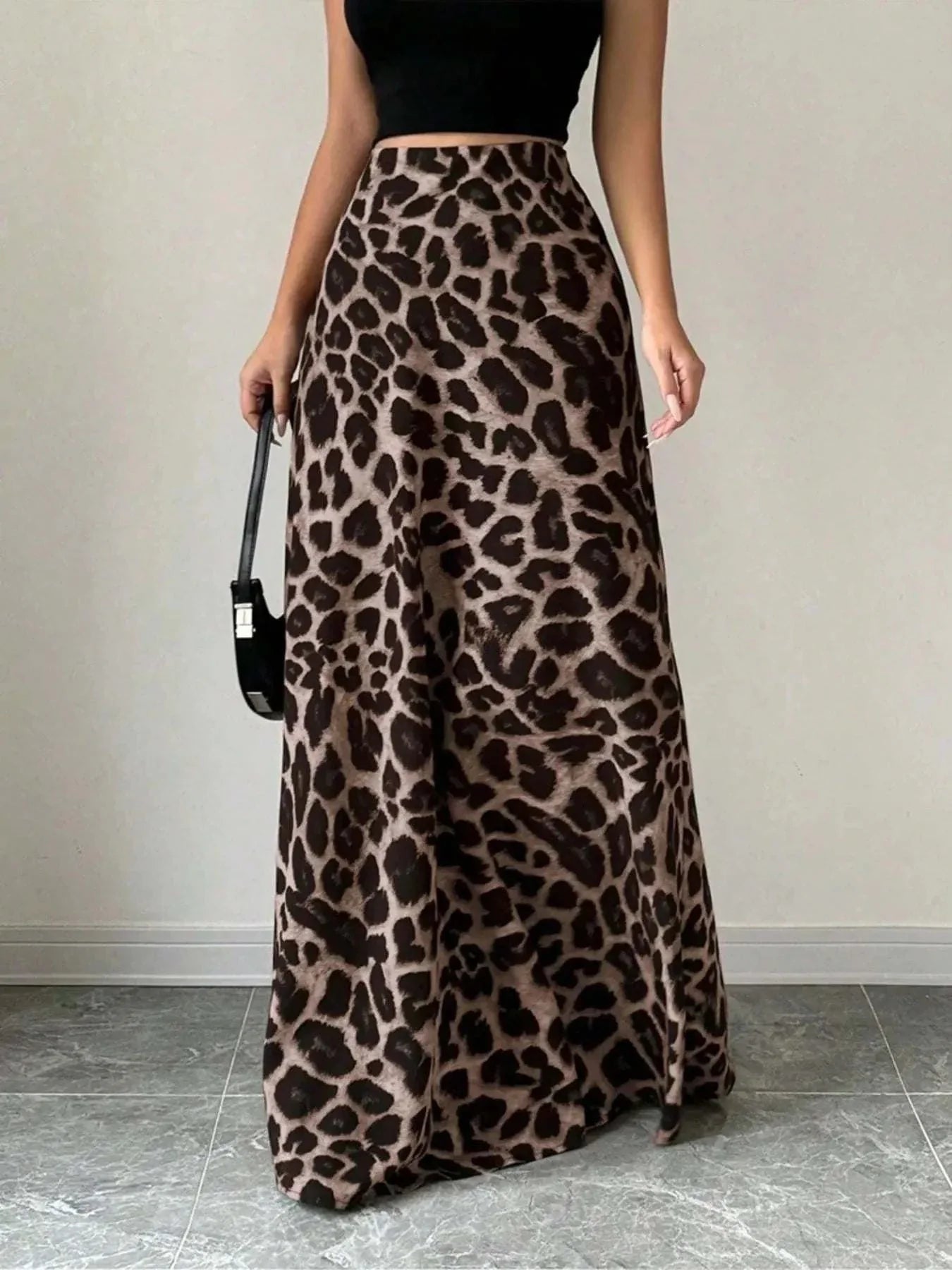 Leopard Print Maxi Skirt - High-Waisted Style for Effortless Elegance - Redemption By Ashley North
