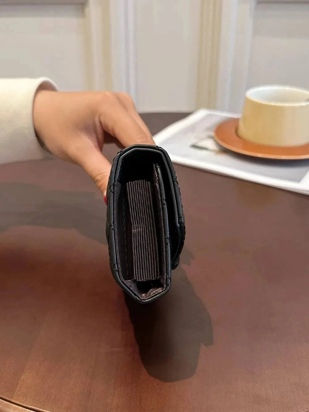 PU Leather Wallet - Solid Color Design - Redemption By Ashley North