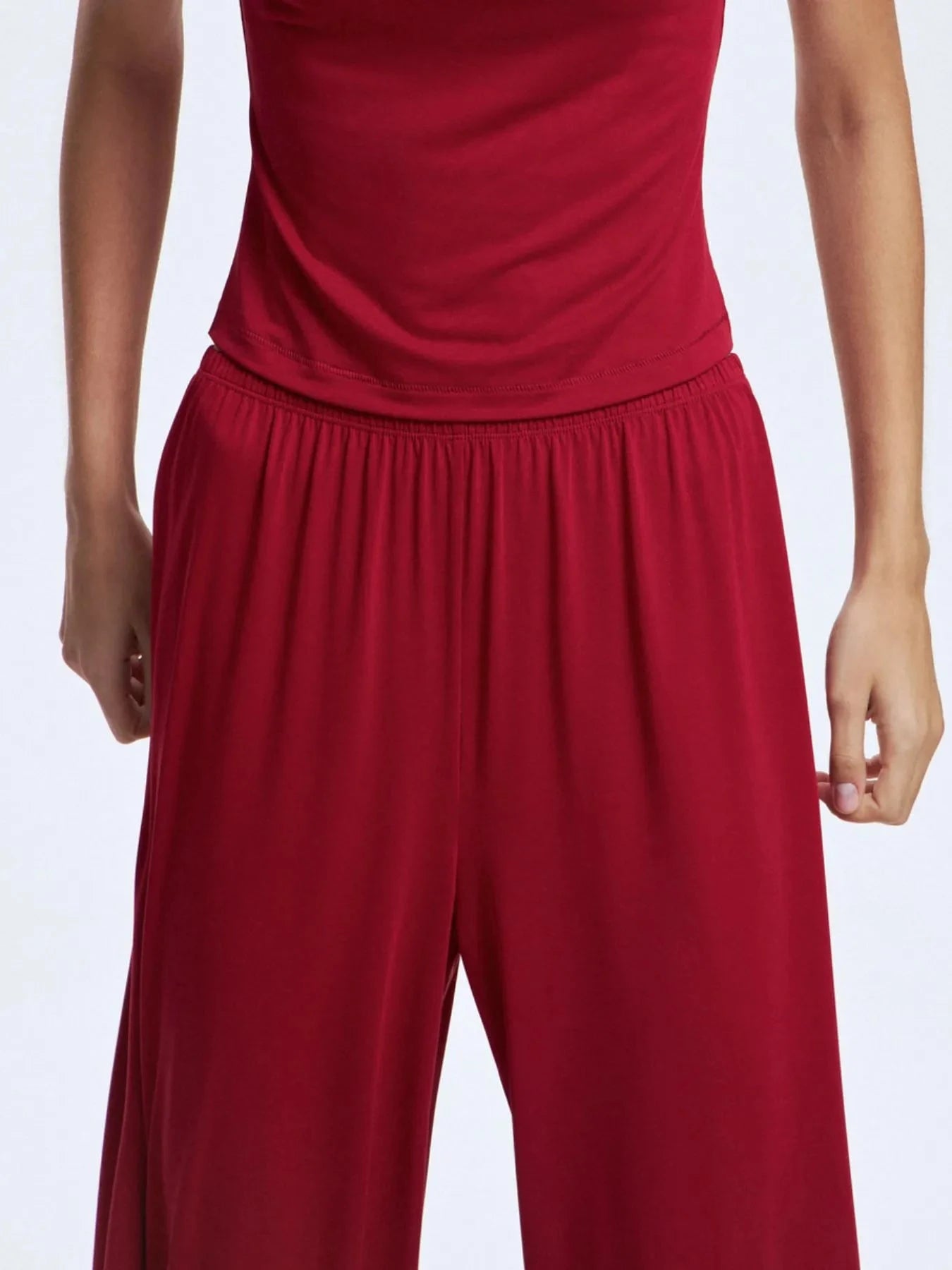 Mock Neck Top Pants Set for Effortless Style and Comfort - Redemption By Ashley North