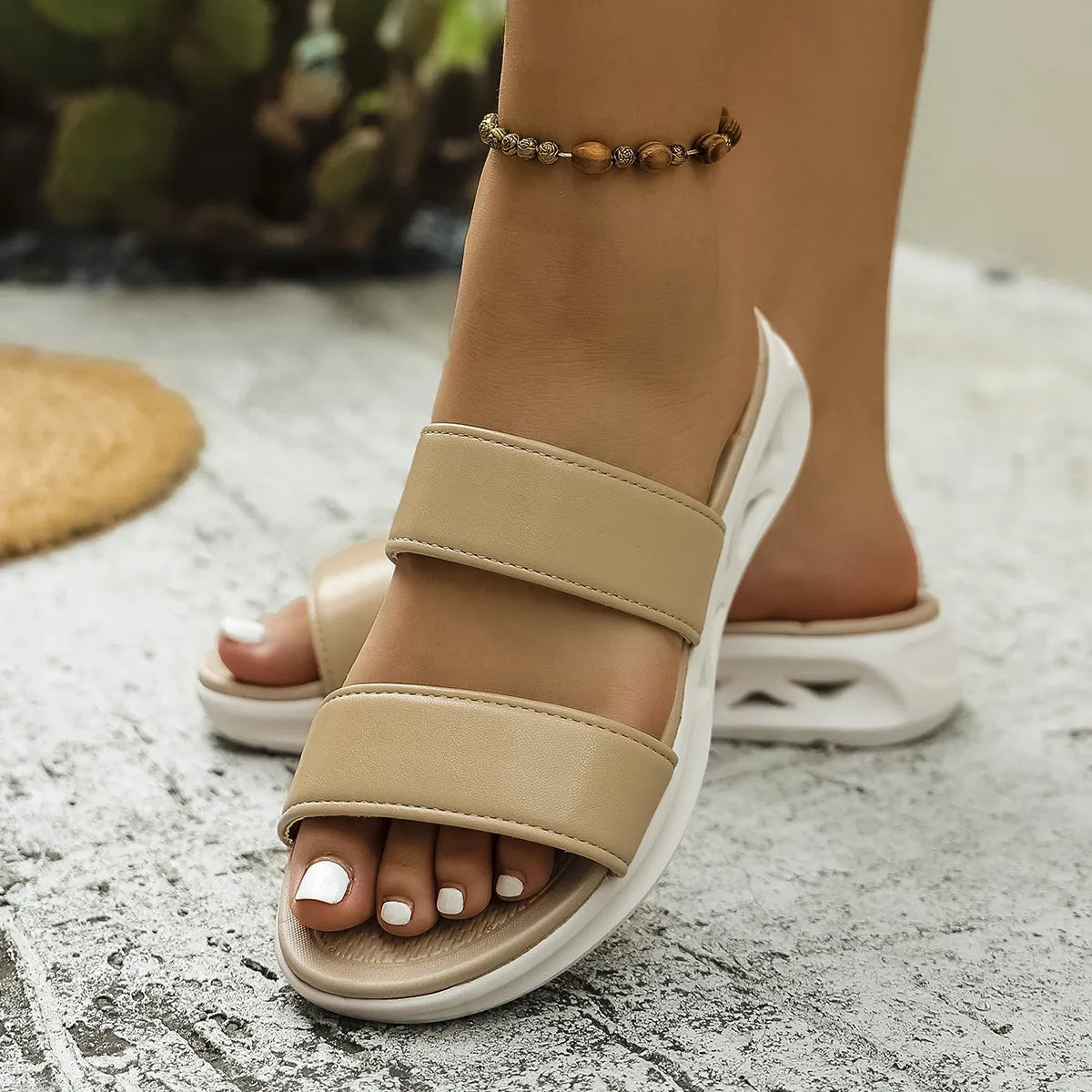 Dual-Strap Platform Sandals for Ultimate Comfort and Style - Redemption By Ashley North