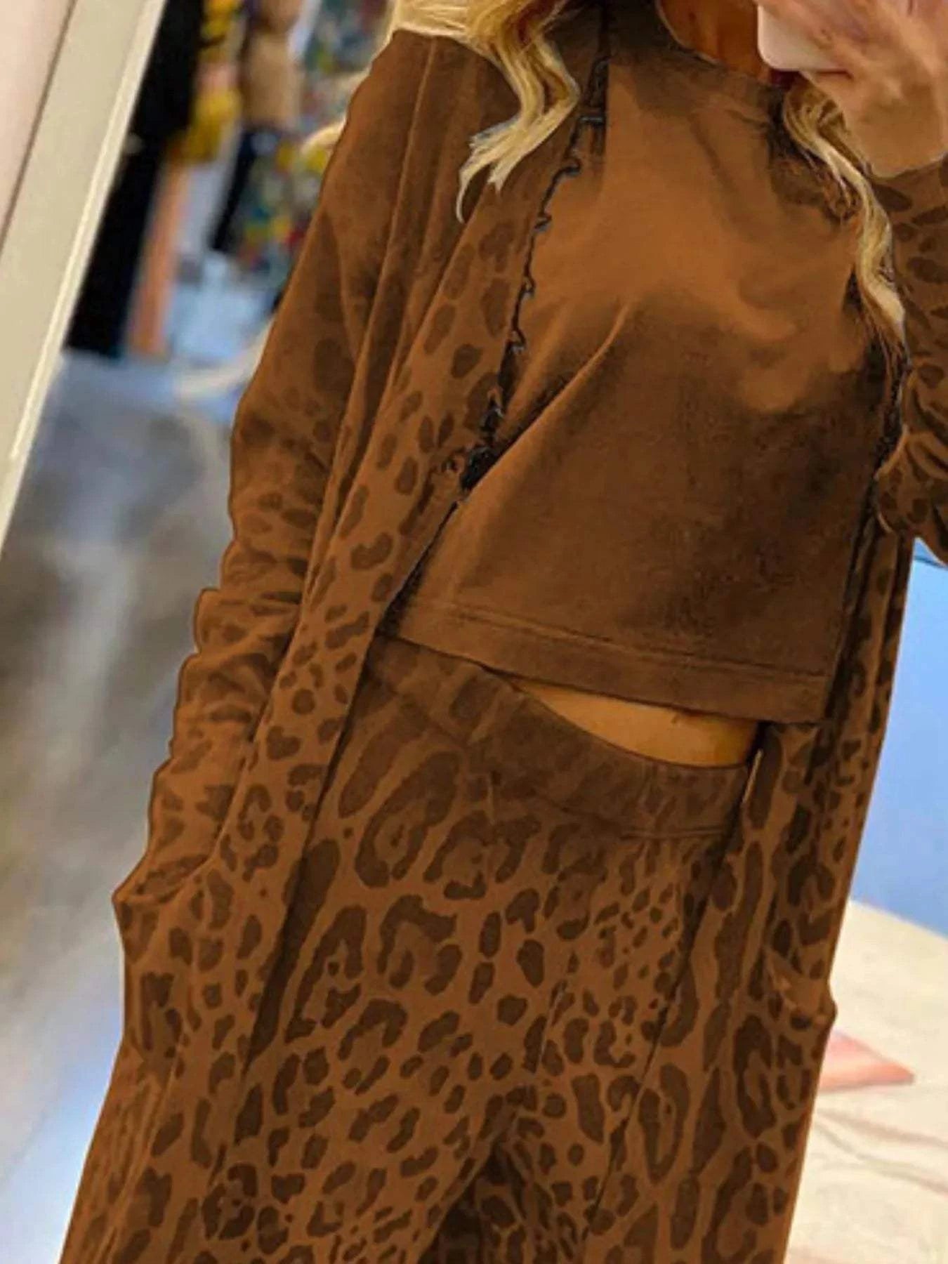 Longline Outerwear Pants Set with Long Sleeve Design - Redemption By Ashley North