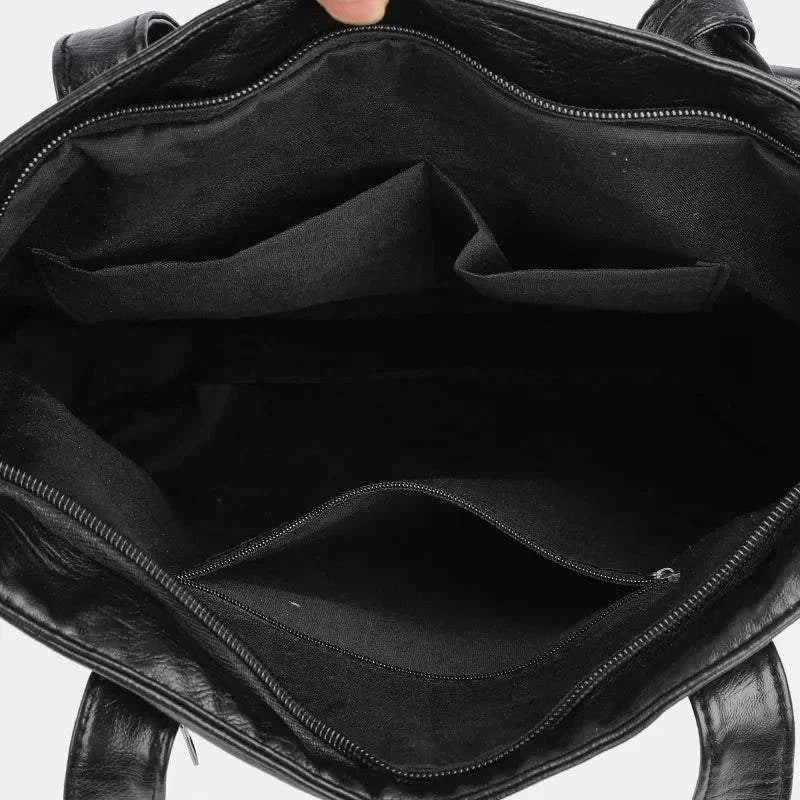 PU Leather Handbag - Stylish Medium Size for Everyday Use - Redemption By Ashley North