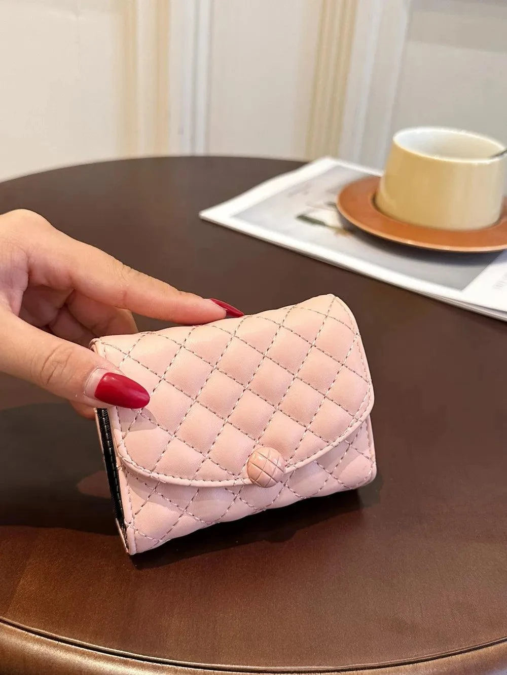 PU Leather Wallet - Solid Color Design - Redemption By Ashley North