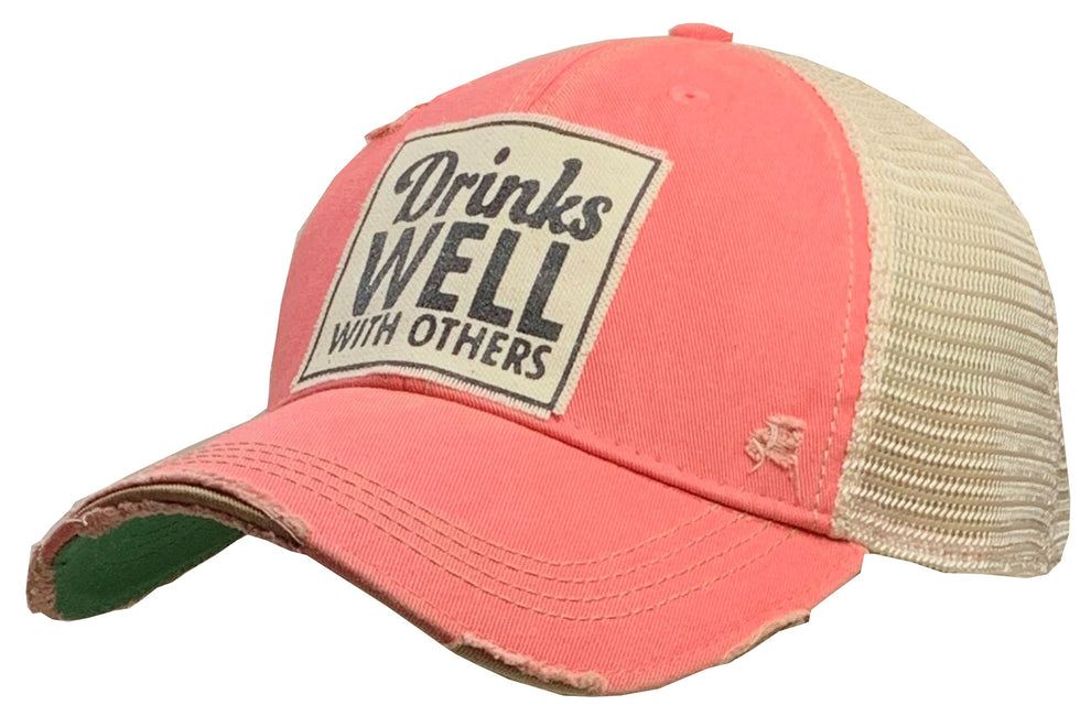 Distressed Trucker Cap for Stylish Casual Wear - Redemption By Ashley North