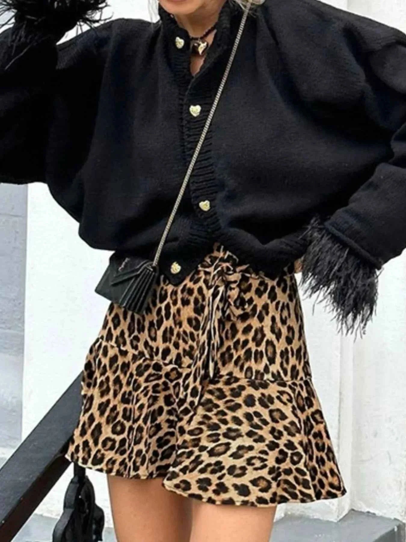 Leopard Print Mini Skirt for Trendy Fashion Lovers - Perfect for Every Occasion - Redemption By Ashley North