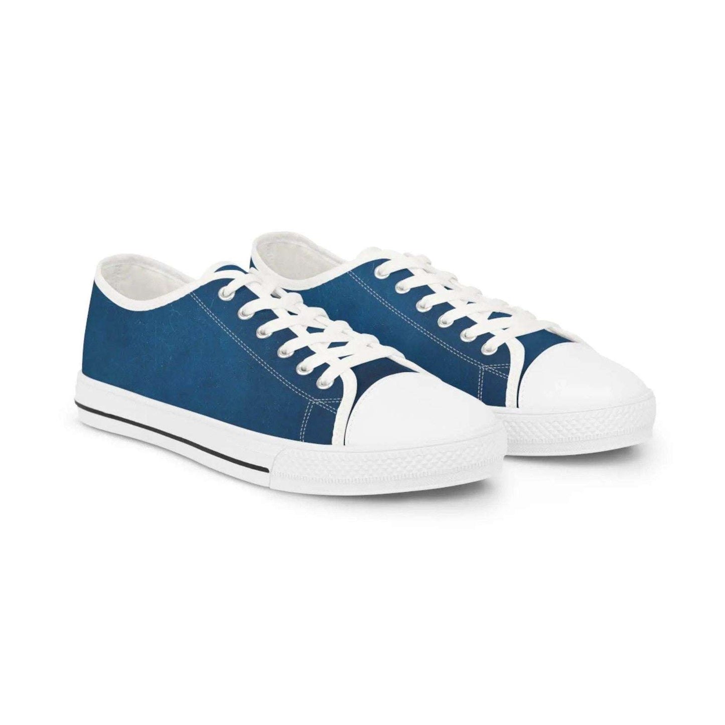 Dark Blue Low Top Sneakers for Stylish and Comfortable Everyday Wear - Redemption By Ashley North