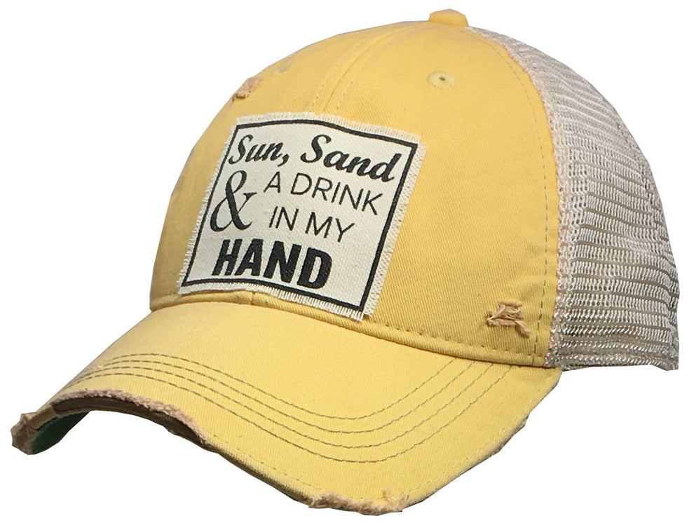 Distressed Trucker Cap for Stylish Casual Wear - Redemption By Ashley North