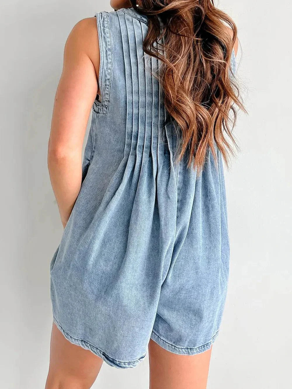 Tied Romper with Pockets - Stylish and Convenient Summer Wear - Redemption By Ashley North