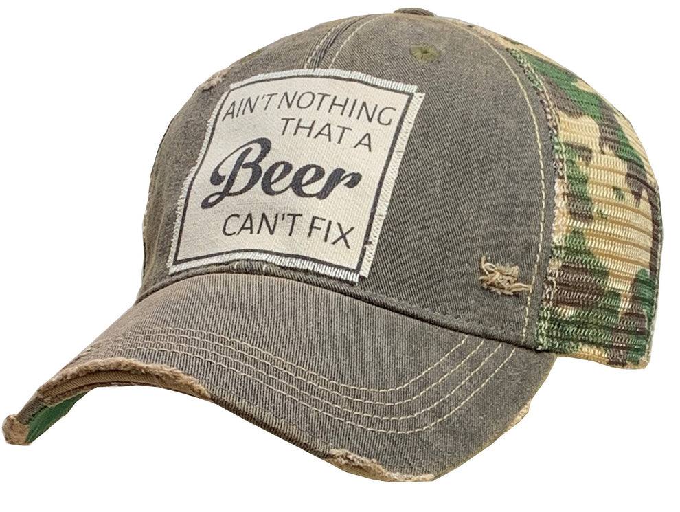 Distressed Trucker Cap for Stylish Casual Wear - Redemption By Ashley North