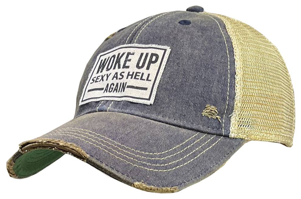 Distressed Trucker Cap for Stylish Casual Wear - Redemption By Ashley North