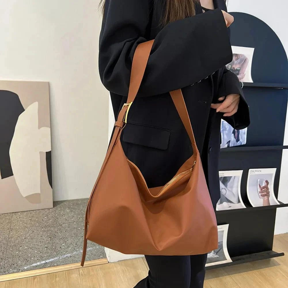 Adjustable PU Leather Handbag with Adjustable Strap - Redemption By Ashley North