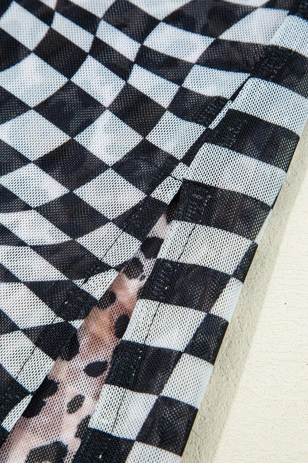 Checkered Sleeveless Midi Dress for Effortless Style and Elegance - Redemption By Ashley North