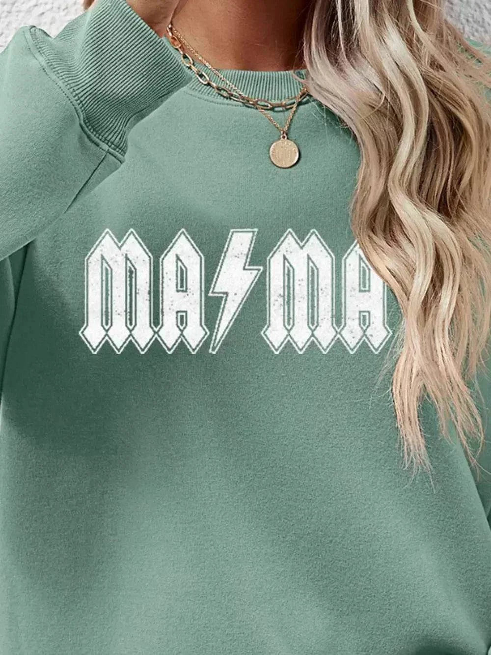 Mama Letter Graphic Dropped Shoulder SweatshirtFeatures: Basic style
Sheer: Opaque
Stretch: No stretch
Material composition: 100% polyester
Care instructions: Machine wash cold. Tumble dry low.
Imported
Product MRedemption By Ashley Northbella canvas drop shoulder sweatshirt