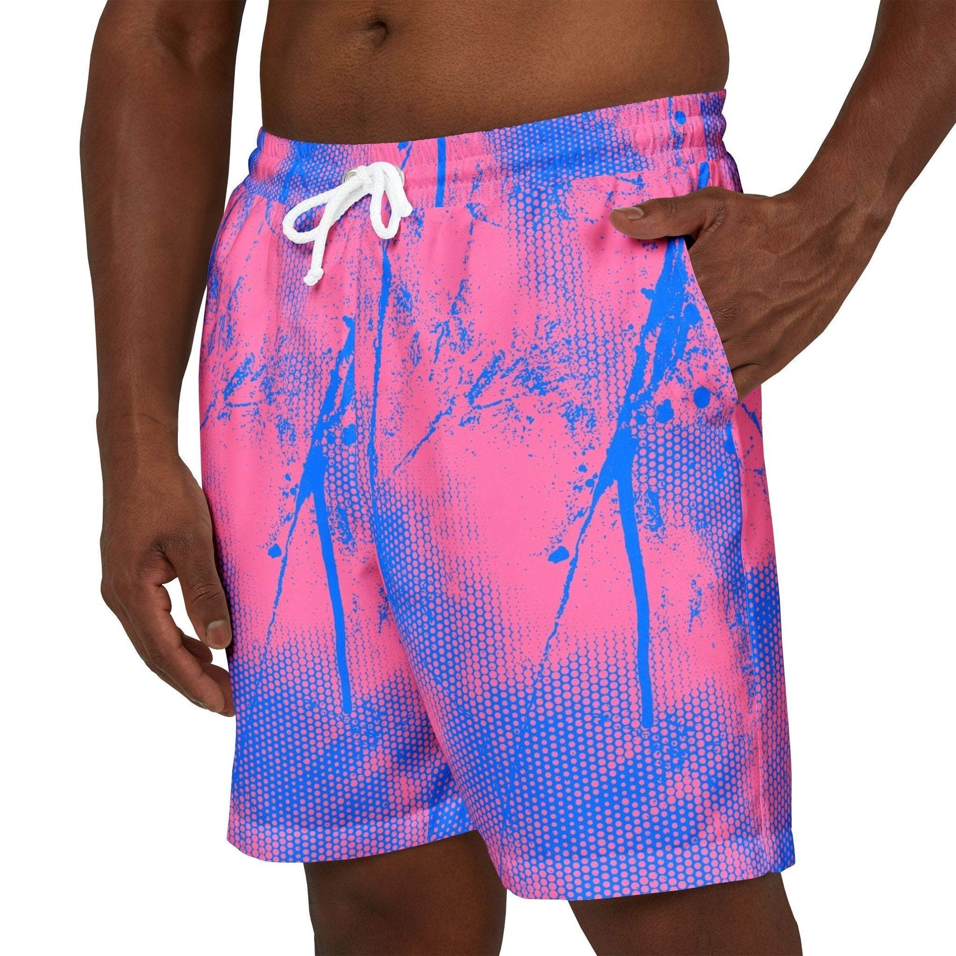 Vibrant Tie-Dye Swim Shorts - Unisex Beachwear for Summer Pool Parties and Vacation - Redemption By Ashley North