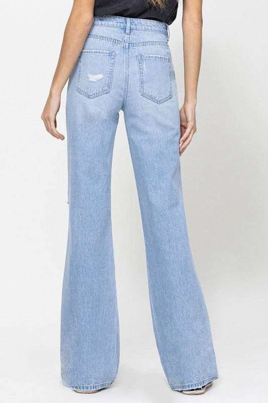 90's Vintage Flare Jeans for Retro Style and Comfort - Redemption By Ashley North