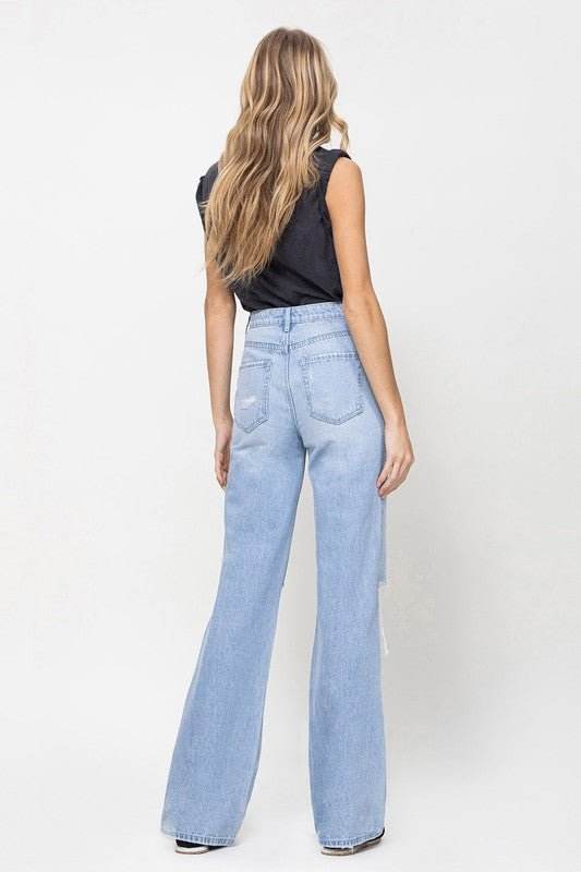 90's Vintage Flare Jeans for Retro Style and Comfort - Redemption By Ashley North