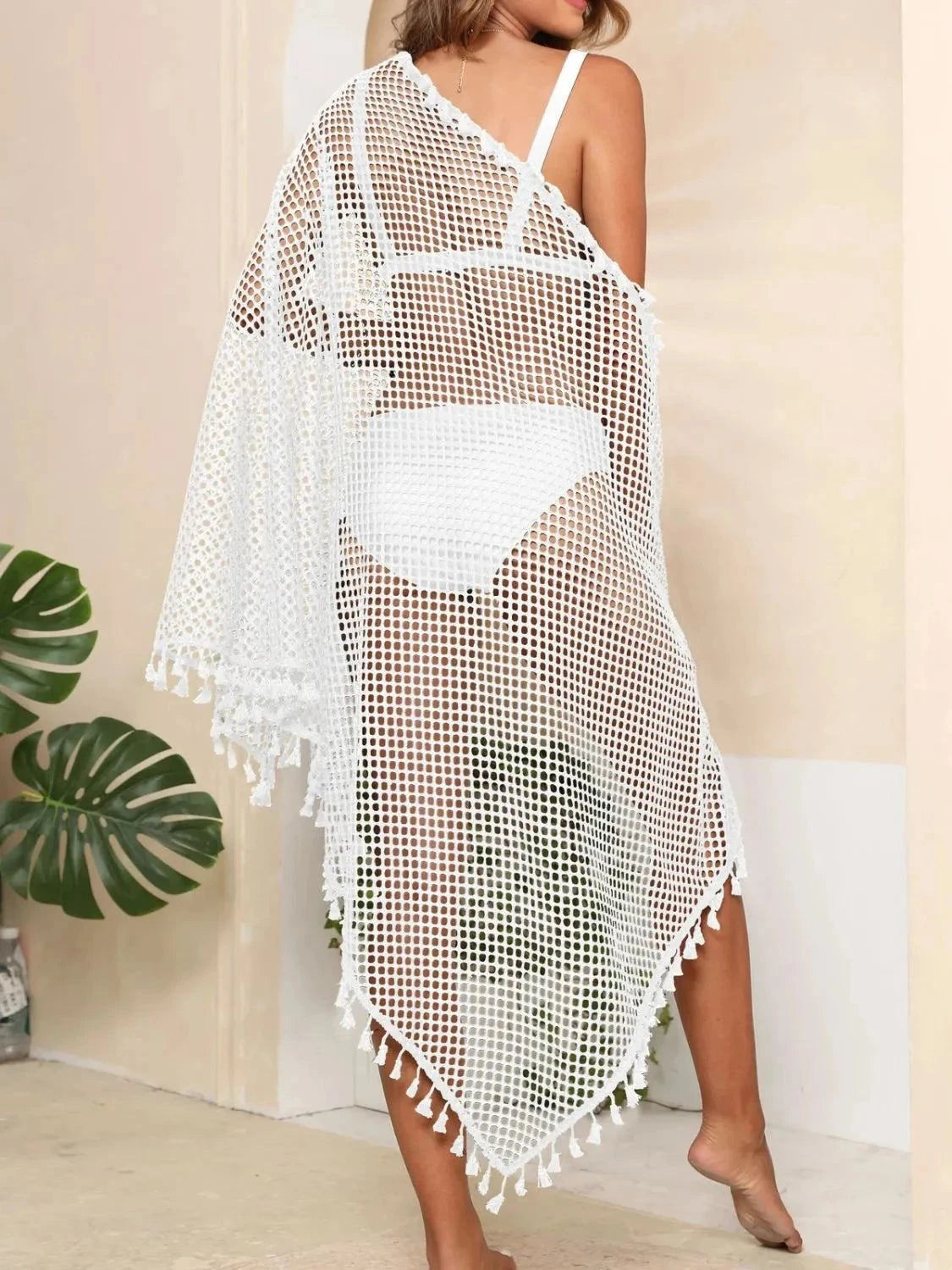 Tassel Open Front Cover-Up for Women - Stylish Lightweight Cardigan - Redemption By Ashley North