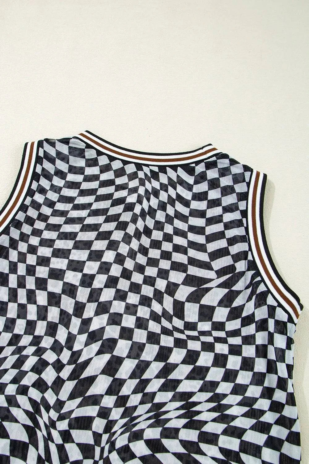 Checkered Sleeveless Midi Dress for Effortless Style and Elegance - Redemption By Ashley North