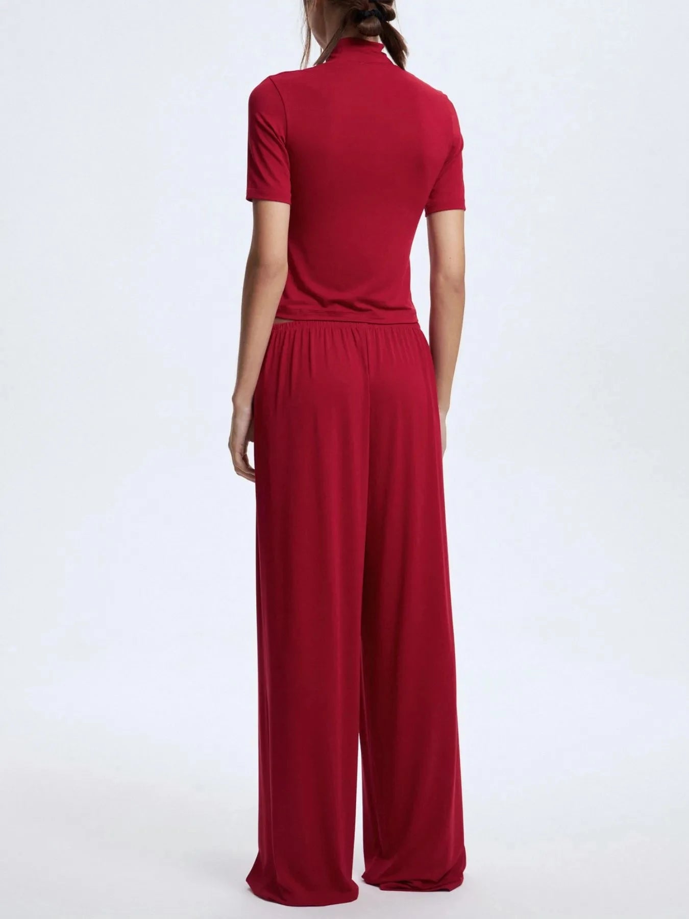 Mock Neck Top Pants Set for Effortless Style and Comfort - Redemption By Ashley North