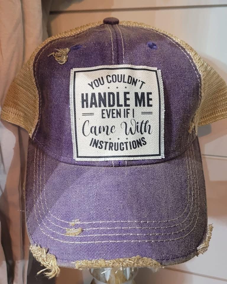 Distressed Trucker Cap for Stylish Casual Wear - Redemption By Ashley North