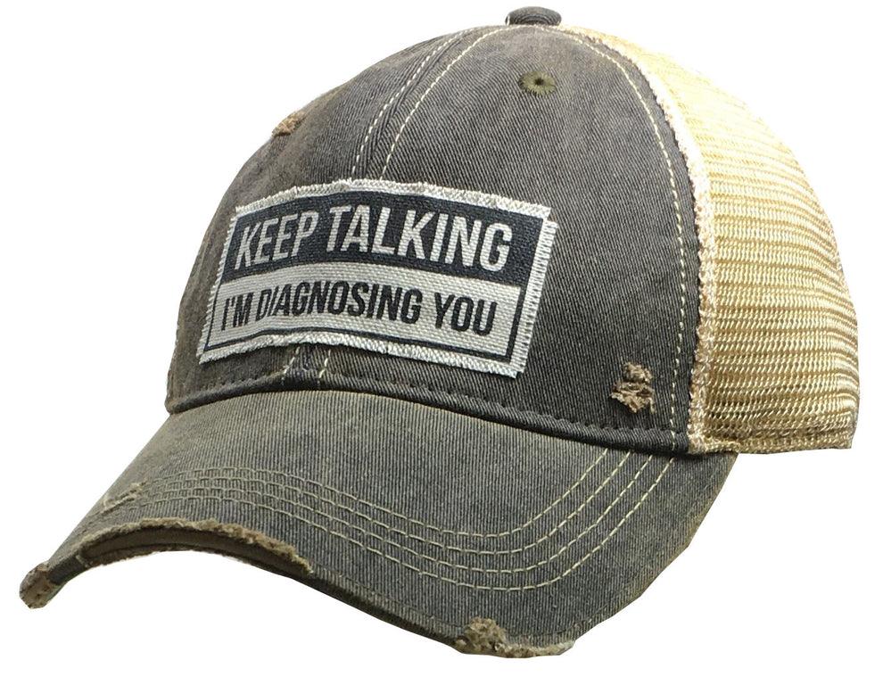 Distressed Trucker Cap for Stylish Casual Wear - Redemption By Ashley North