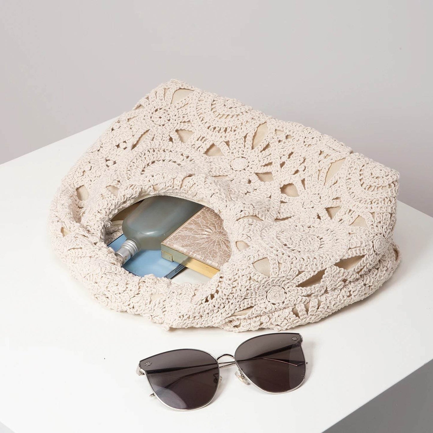 Luna’s Bohemian Crochet Handle Bag - Unique Handcrafted Bohemian Style - Redemption By Ashley North