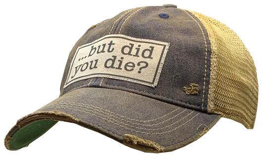Distressed Trucker Cap for Stylish Casual Wear - Redemption By Ashley North